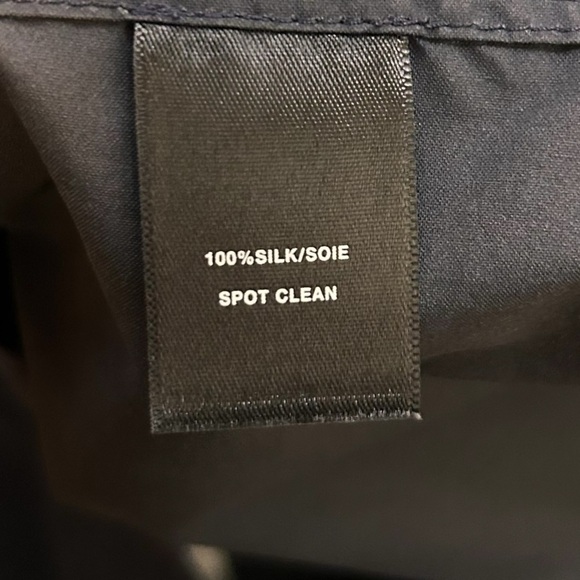 Lafayette 148 Women's Navy Blue Silk Anorak Jacket- Size XS - Picture 8 of 10